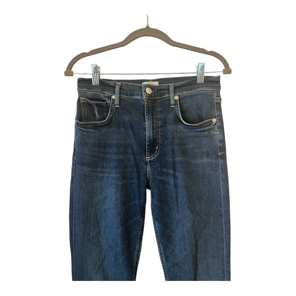 CITIZENS OF HUMANITY Isola High Rise Straight Crop Dark Jeans Women's Size 28 - Picture 4 of 16